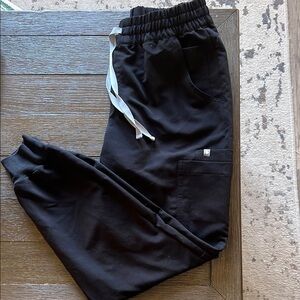Figs Black Jogger Pants